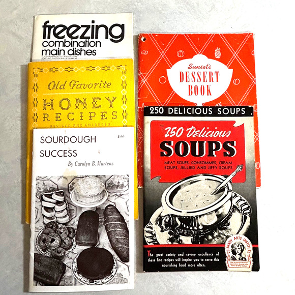 Vintage Cookbooks Well Loved and Used Lot of 12 - Picture 2 of 13